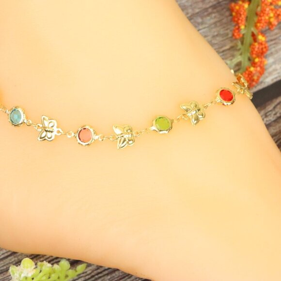 "Elegant Handmade Anklet – Delicate Jewelry for Women, MAR091568 - Picture 1 of 10